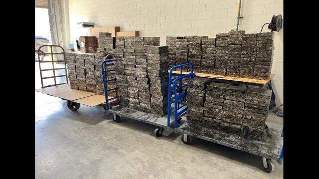 More than 2,000 pounds of methamphetamine that was being transported to Dallas was seized by DPS during a traffic stop, officials said. More than 2,000 pounds of methamphetamine that was being transported to Dallas was seized by DPS during a traffic stop, officials said.